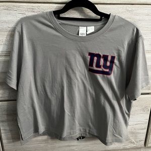Women's New York Giants Sport Gray Crop Top